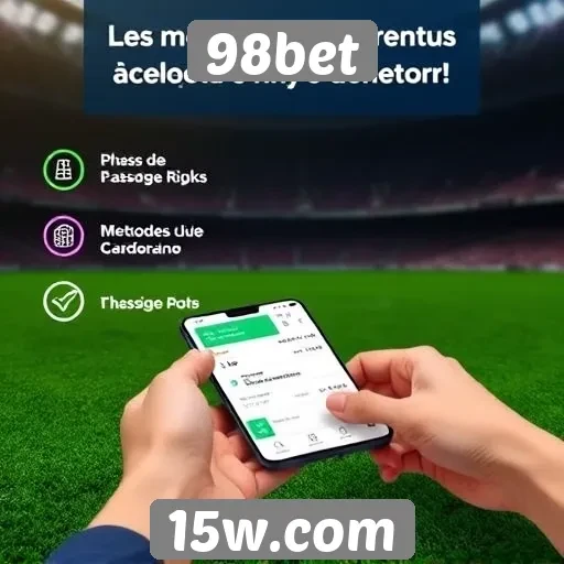 Métodos de pagamento aceitos pelo 98bet